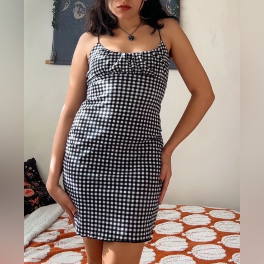 Mini Black and White dress🖤 Ultra Flirt size S